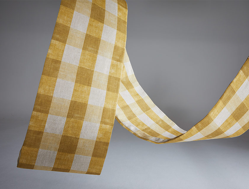Sussex Gingham Large and Small in Shades of Yellow
